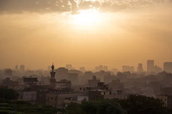 Prachtig Uitzicht Oude Stad Het Centrum Van Caïro Egypte — Stockfoto