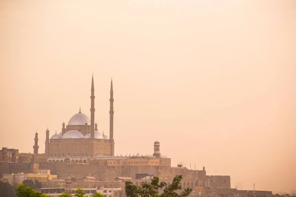 Mezquita Muhammad Ali Corazón Ciudadela Cairo Egipto — Foto de Stock
