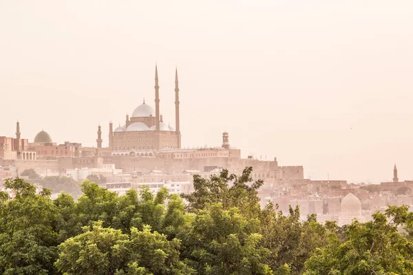 Moskee Van Muhammad Ali Het Hart Van Citadel Caïro Egypte — Stockfoto