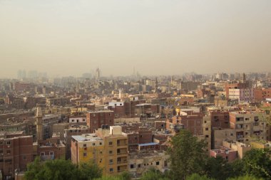 Beautiful view of the old city in the center of Cairo, Egypt