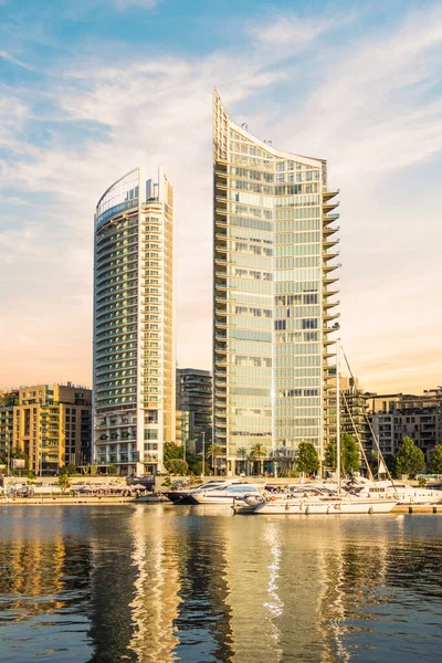 Beautiful View Zaitunay Bay Beirut Lebanon — Stok fotoğraf