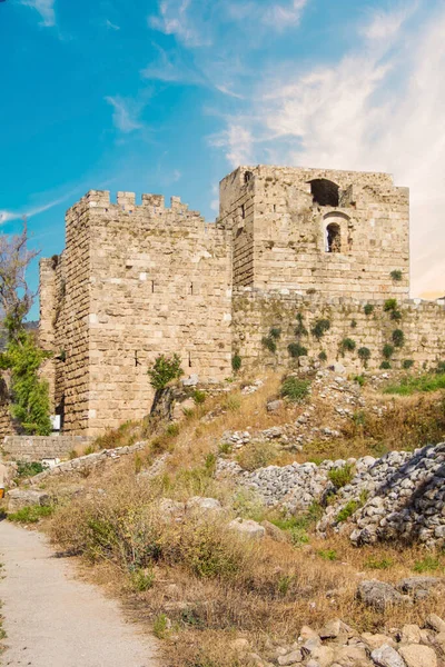 Beautiful View Crusader Fort Byblos Also Known Jubayl Jebeil Lebanon — Fotografia de Stock