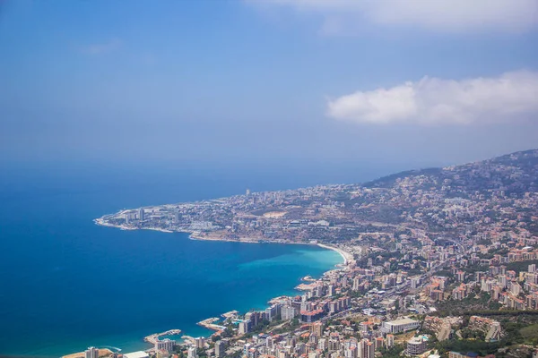 Beautiful View Resort Town Jounieh Mount Harisa Lebanon — ストック写真