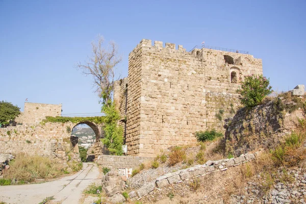 Beautiful View Crusader Fort Byblos Also Known Jubayl Jebeil Lebanon — Foto de Stock