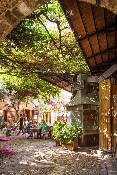 Beautiful View Cozy Streets Ancient Famine Byblos Also Known Jubail — 스톡 사진