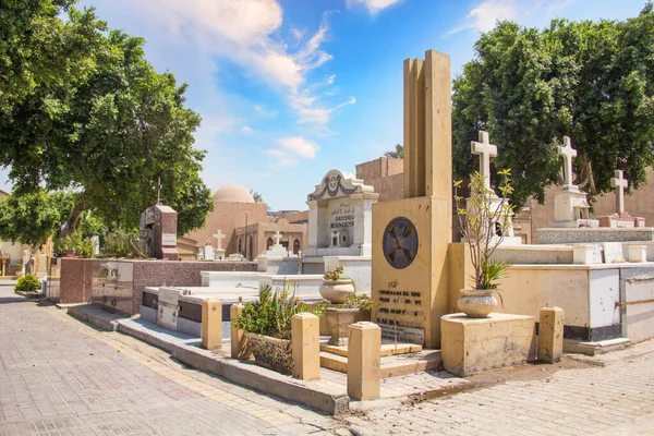 Old Cemetery Coptic Cairo Masr Qadima District Old Cairo Egypt — Foto de Stock