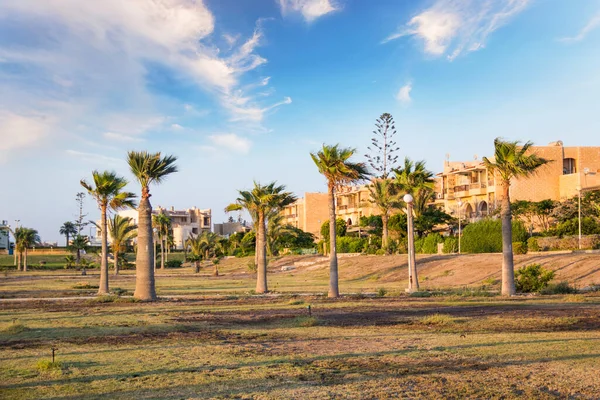 Alamein, Mısır 'ın merkezindeki limanın güzel manzarası