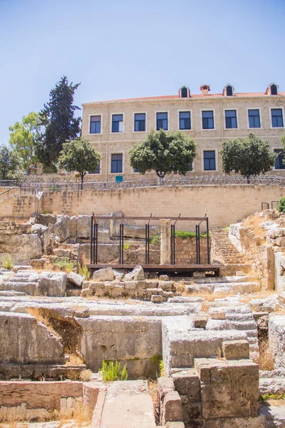 Beautiful View Roman Baths Next Grand Palace Beirut Lebanon — Zdjęcie stockowe