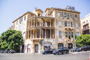 Beyrut, Lübnan 'daki Beyrut Müzesi' nin güzel manzarası