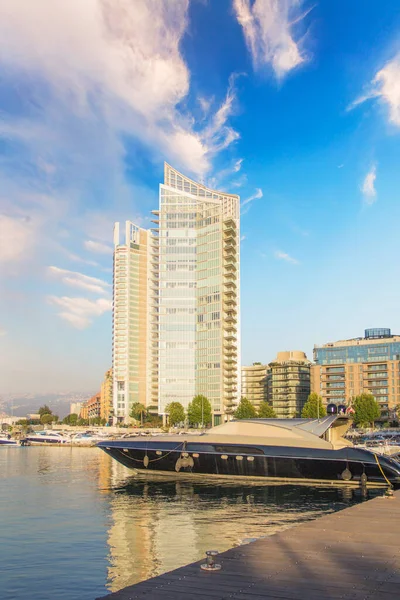 stock image Beautiful view of Zaitunay Bay in Beirut, Lebanon