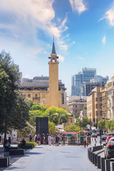 Streets Downtown Beirut Lebanon — Stok fotoğraf
