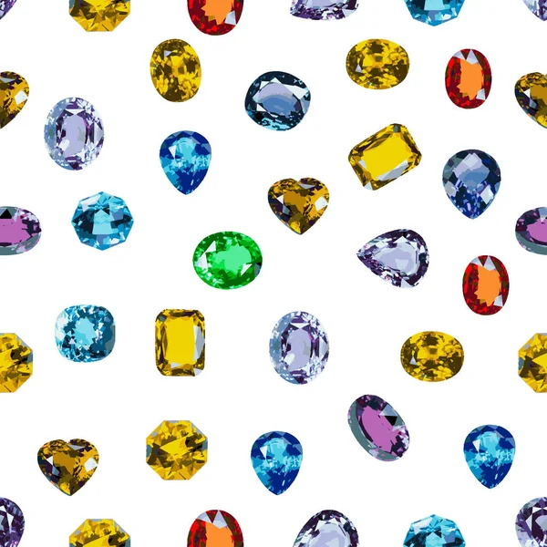 Vector Patrón Diamante Realista Que Seamless Diamond Pattern — Archivo Imágenes Vectoriales