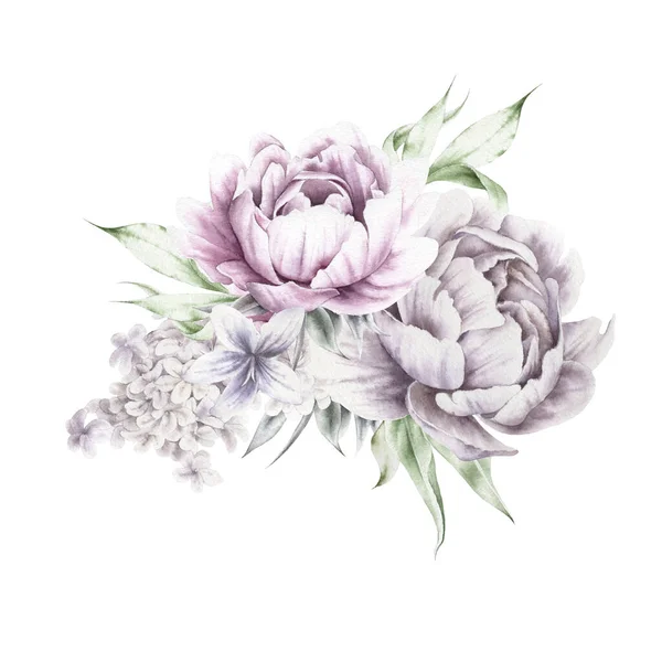 อดอกไม าพร อมดอกไม โอน ภาพประกอบ วาดด วยม — ภาพถ่ายสต็อก