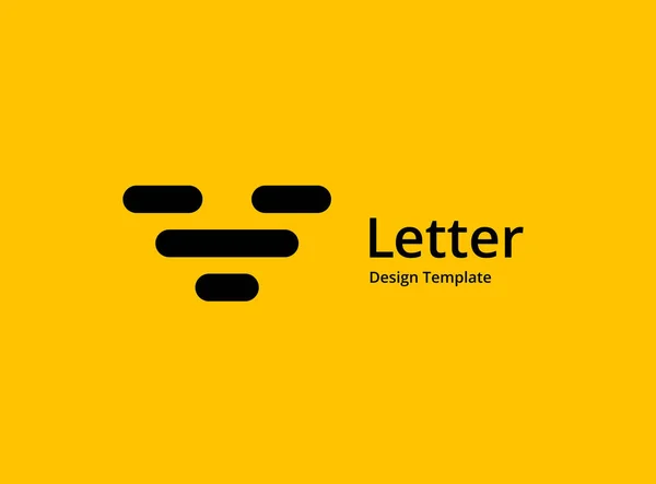 Letter 아이콘 디자인 템플릿 — 스톡 벡터