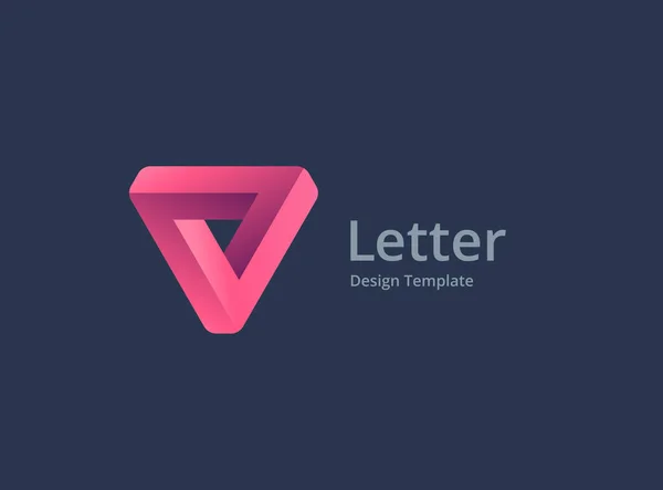 Letra Icono Del Logotipo Elementos Plantilla Diseño — Vector de stock