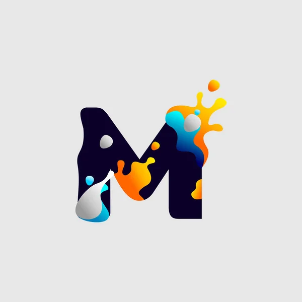 Modern Renkli Harf Logosu, İsim için Başlangıç Harfi, Alfabe Logosu Şablonu, Modern Logo, Renkli Logo Şablonu