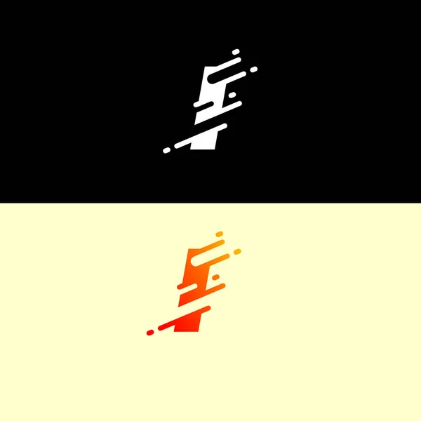 Soyut alfabe logo tasarım şablonu. Dinamik vektör alışılmadık yazı tipi. hızlı ateş