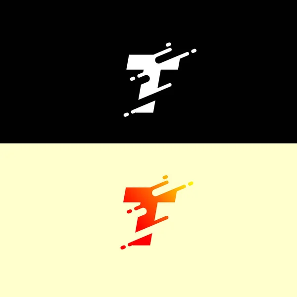 Soyut alfabe logo tasarım şablonu. Dinamik vektör alışılmadık yazı tipi. hızlı ateş