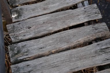 Tahta arka plan eski bir tahta kaldırımdan.