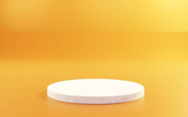 3D boş podyum ve altın soyut konsept arka plan. Reklam, kozmetik, sergi salonu, afiş, yaz, çocuk, moda, teknoloji, iş. İllüzyon. Ürün görüntüsü