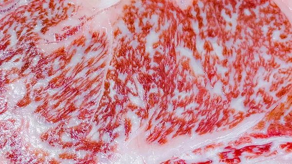 Kagoshima Wagyu Ribeye Von Der Nozaki Farm Kyushu Japan Fleisch — Stockfoto