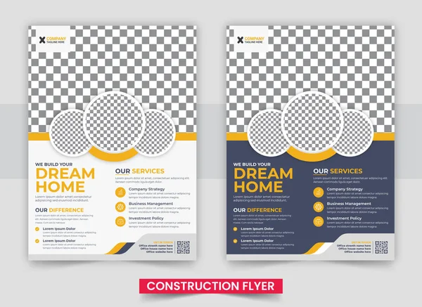 Construction Business Flyer Deisgn Template