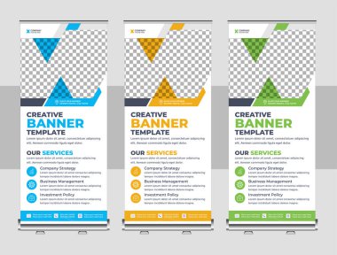 Kurumsal rulo pankartı, yukarı çekin, iş ilanı, ekran, x-afişi ve bayrak-pankartı