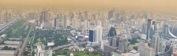 Gebouw Skyline Panorama Bij Zonsondergang — Stockfoto