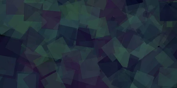 古い緑と紫の抽象的またはランダムな幾何学的正方形の背景 — ストック写真