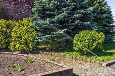 Yaz şehri Dnipro, Lenin Embankment, Sicheslavskaya Embankment, Beyaz Kuğu Çeşmesi, Ukrayna