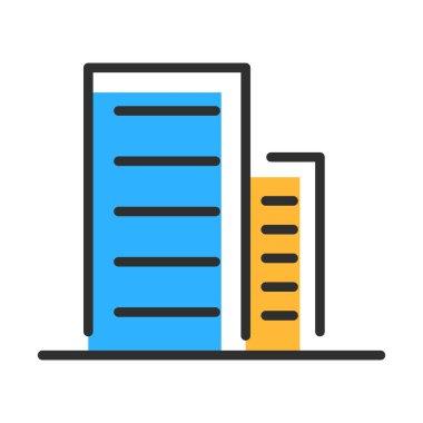 Building line icon. Vector illustration concept