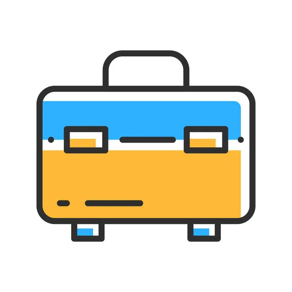 Tool Box Line Icon Build Symbol Vector Illustration — ストックベクタ