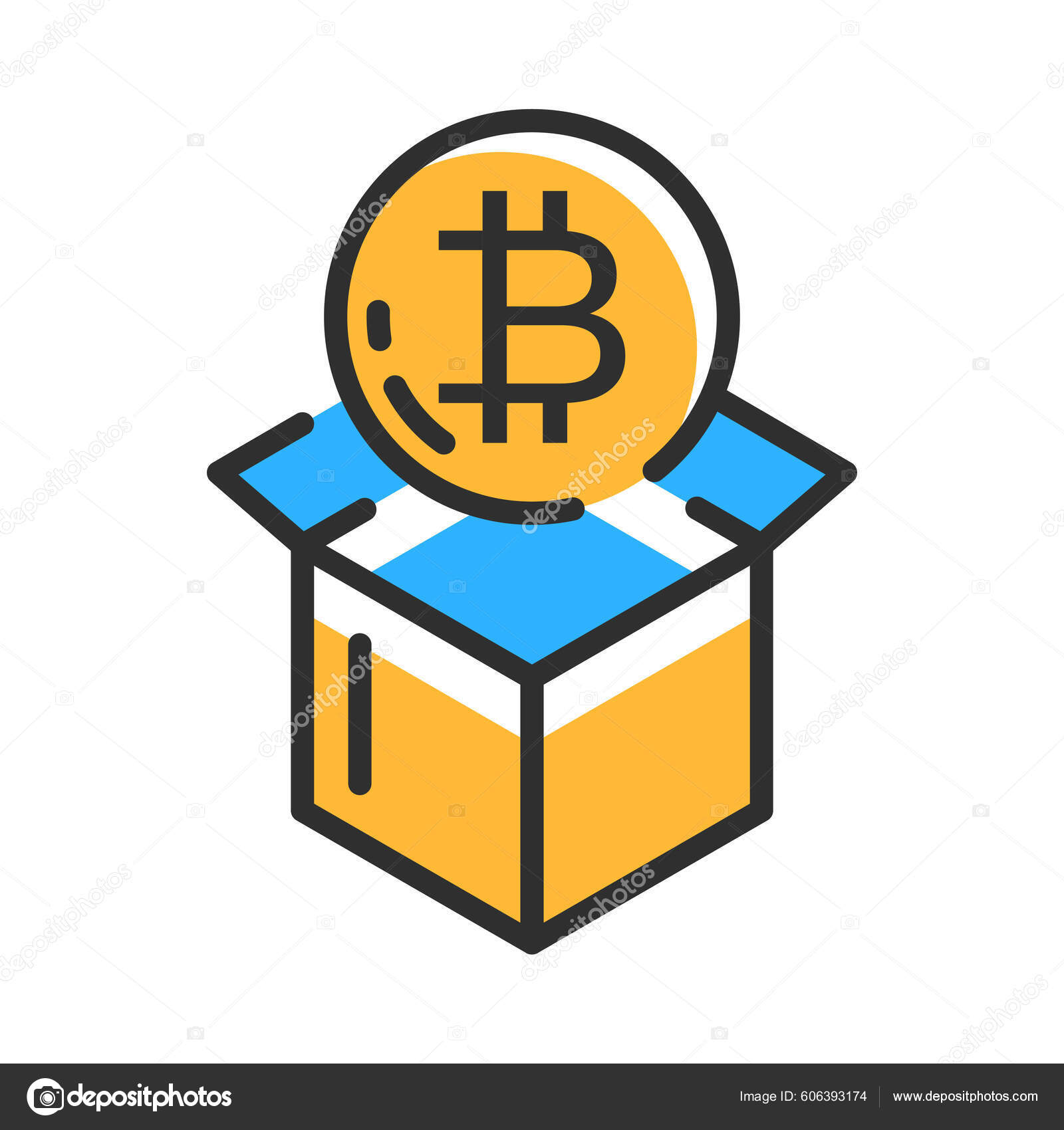 Crypto Wallet Icon Bitcoin Money Vector Illustration Stock Vector by  ©Mister_Vector 606393174