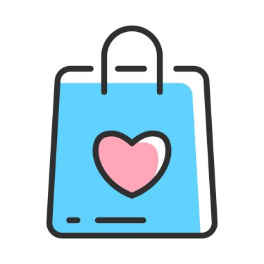 children's package line icon. Vector illustration concept