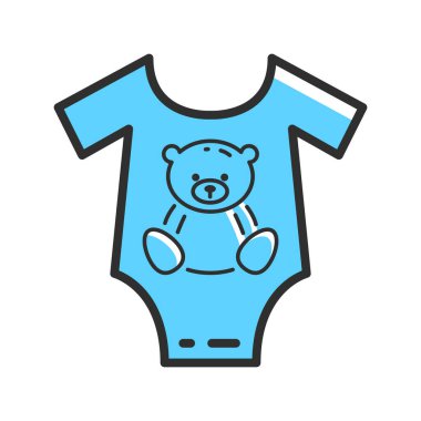 children's clothing line icon. vector illustration