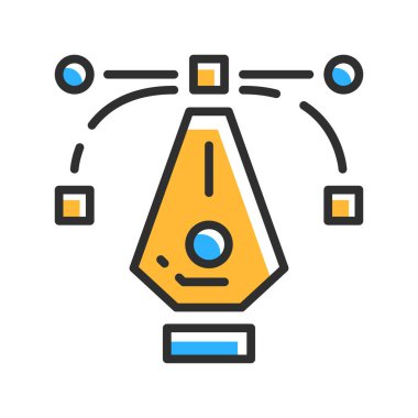 Design pencil line icon. Vector illustration