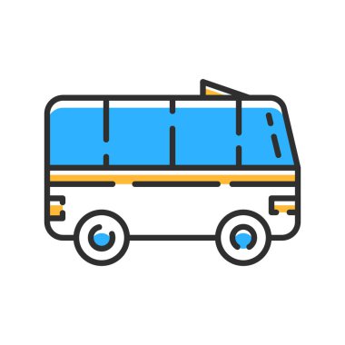 Buss line icon. City transport concept. Vector illustration concept.