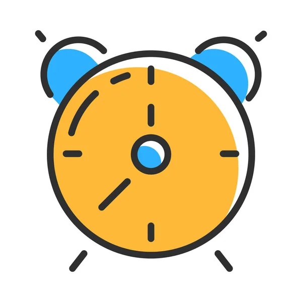 Clock Line Icon Time Logo Color Vector Illustration Concept — Stock vektor