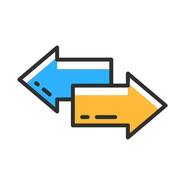 Business Arrow Icon Vector Illustration Concept — Stockvektor