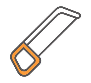 saw simge vektör illüstrasyon kavramı