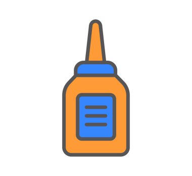 Yapıştırıcı simgesi vektör illüstrasyon kavramı