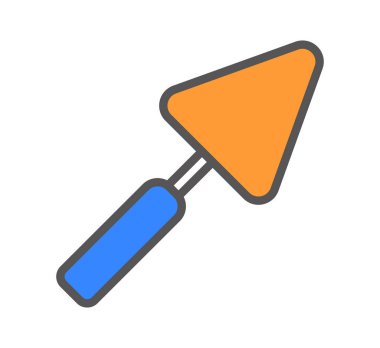 spatula simgesi vektör illüstrasyon kavramı