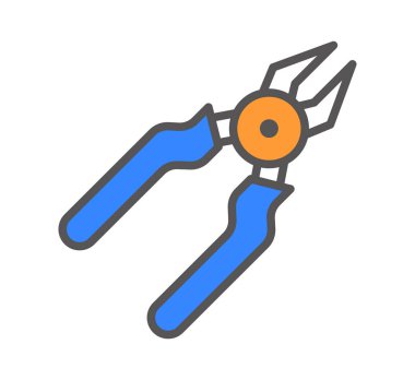 Kerpeten simgesi vektör illüstrasyon kavramı