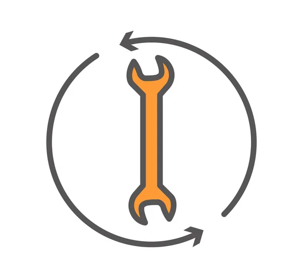 Service Icon Vektor Illustration Konzept — Stockvektor