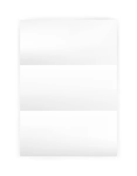 Realistisch Papier Voor Bedrijf Gelijmd Papier Vector Realistisch Concept — Stockvector