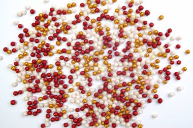 Dekoratif hamur işleri. Grage, pasta süslemek için şeker parçacıkları.