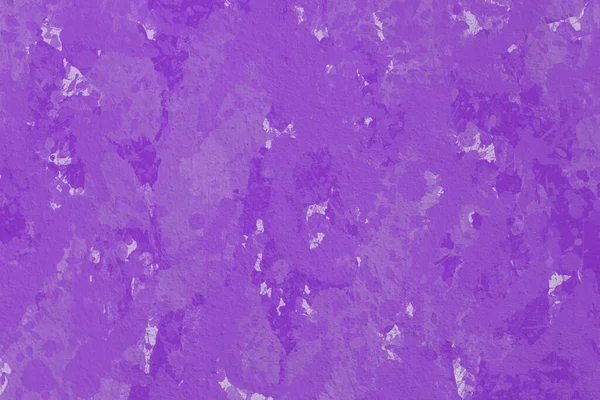 Betonwand Mit Zufälligen Lila Farbflecken Zufällige Flecken Lila Farbe Auf — Stockfoto