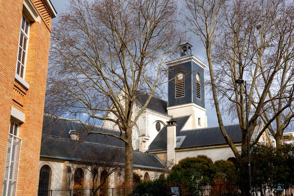 Außenansicht Der Kirche Sainte Marguerite Diese Katholische Kirche Aus Dem — Stockfoto