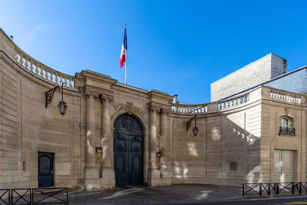 Párizs Franciaország 2022 Október Hotel Matignon Bejáratának Külső Nézete Más — Stock Fotó