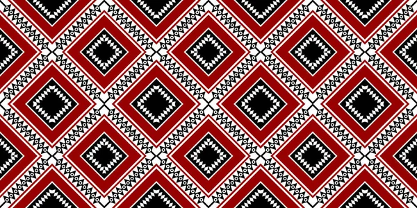 Geometrische Ethnische Muster Traditionelles Design Für Hintergrund Teppich Tapete Kleidung — Stockvektor